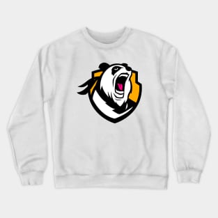 Roaring Panda Bear Logo Crewneck Sweatshirt